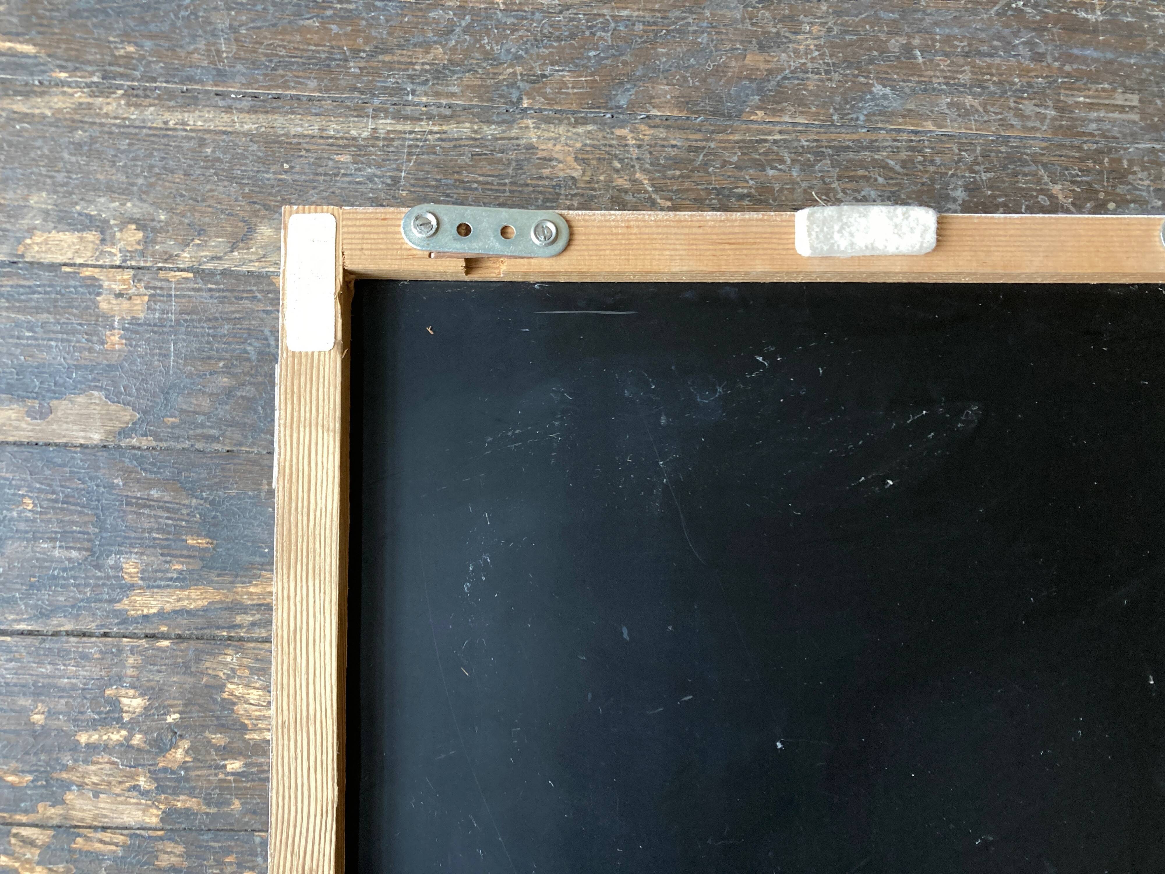 Wooden wallet triptych bathroom mirror 78cm x 38cm