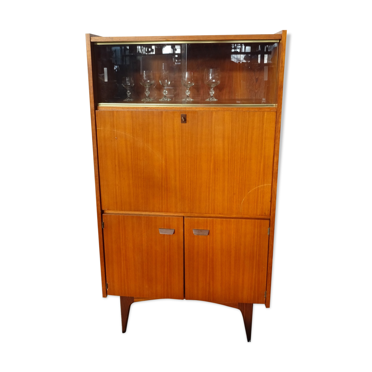 Scandinavian teak secretary