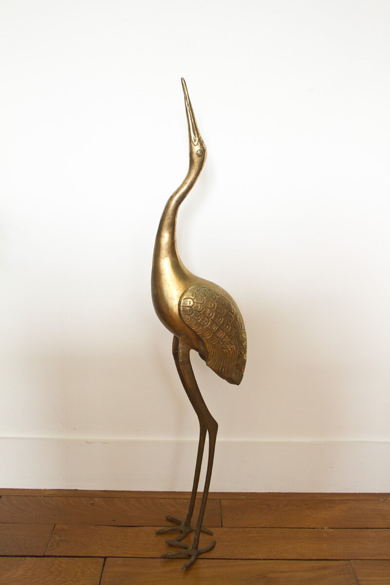 Brass heron