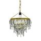 Vintage crystal chandelier Lustry Kamenický Šenov, Czechoslovakia 1970s