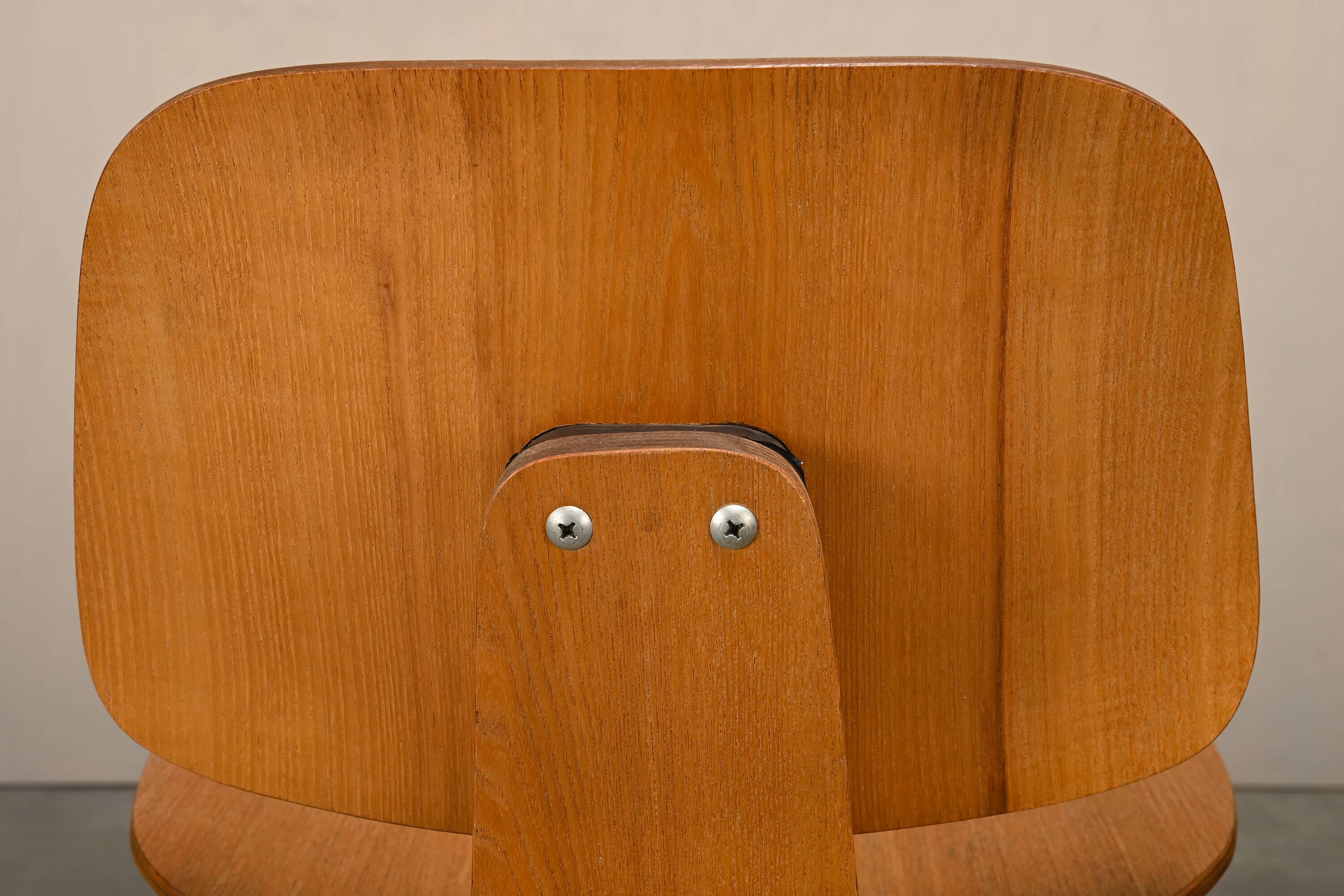 Charles and Ray Eames Early DCW Ash Plywood Dining Chairs for Herman Miller