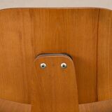 Charles and Ray Eames Early DCW Ash Plywood Dining Chairs for Herman Miller