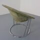 Vintage Suede Lounge Chair by Lusch Germany, 1960s