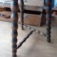 Beaded Tripod Mid-Height Stool