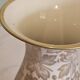 Porcelain vase with golden floral decoration by Johann Seltmann