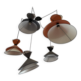 Suspension kimono - 5 lampshades