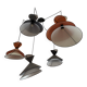 Suspension kimono - 5 lampshades