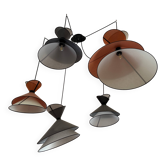 Suspension kimono - 5 lampshades