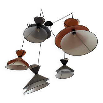 SUSPENSION KIMONO - 5 LAMPSHADE