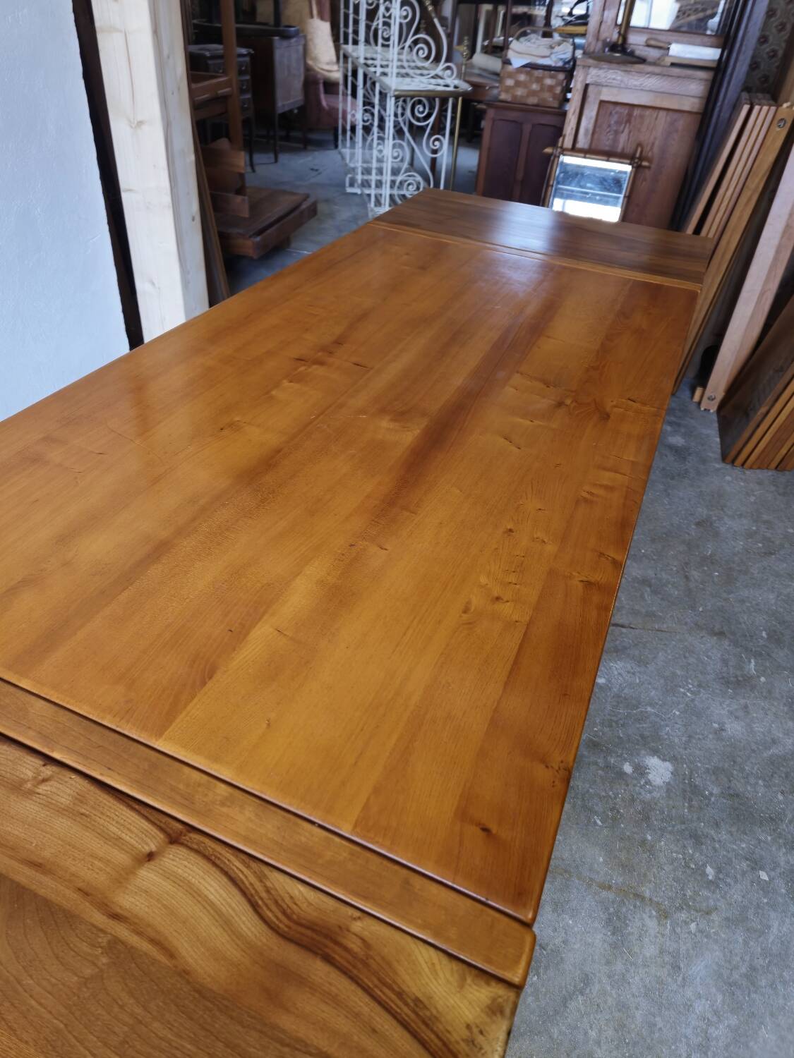 Dining room set table and 6 chairs Maison Regain in Elm