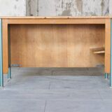 Oak desk called "supervisor"