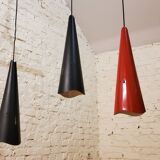 Vintage perforated metal suspensions