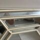 Vintage octagonal faceted mirror, circa 1970-1980.