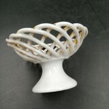 Malicorne earthenware opened basket