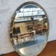 Miroir biseauté oval