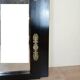 Miroir Empire en bois laqué noir et bronze doré époque XIXeme