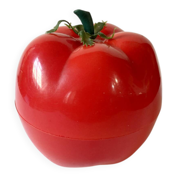 Seau à glace tomate rouge vintage