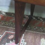 Leif Hansen curved coffee table on sled feet, Denmark 1960s