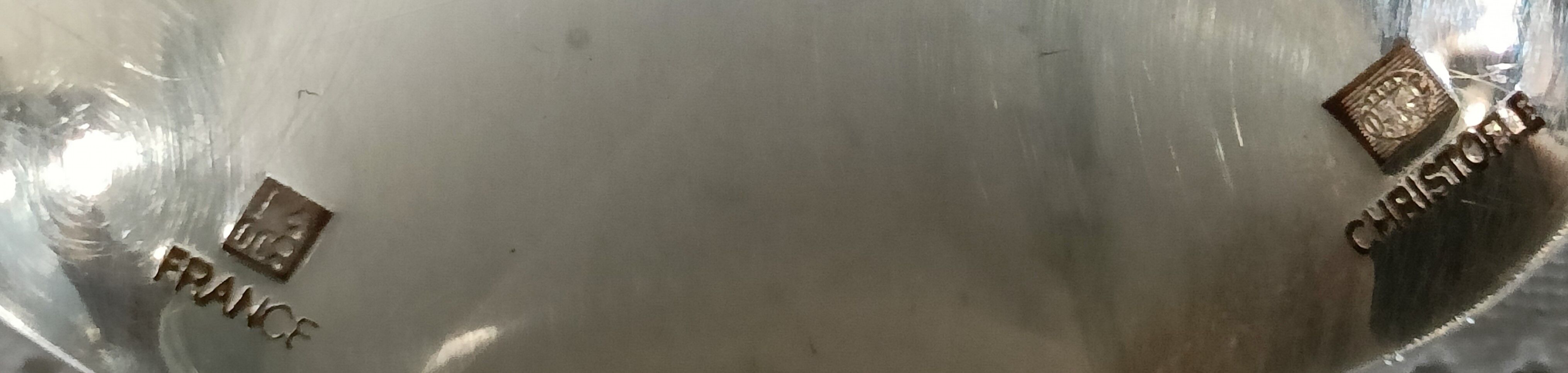 Lot 73 cutlery christofle model talisman lacquer of china color siena