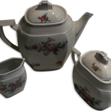 Painted ceramic coffee service