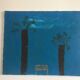 Oil painting Banc et Palmiers