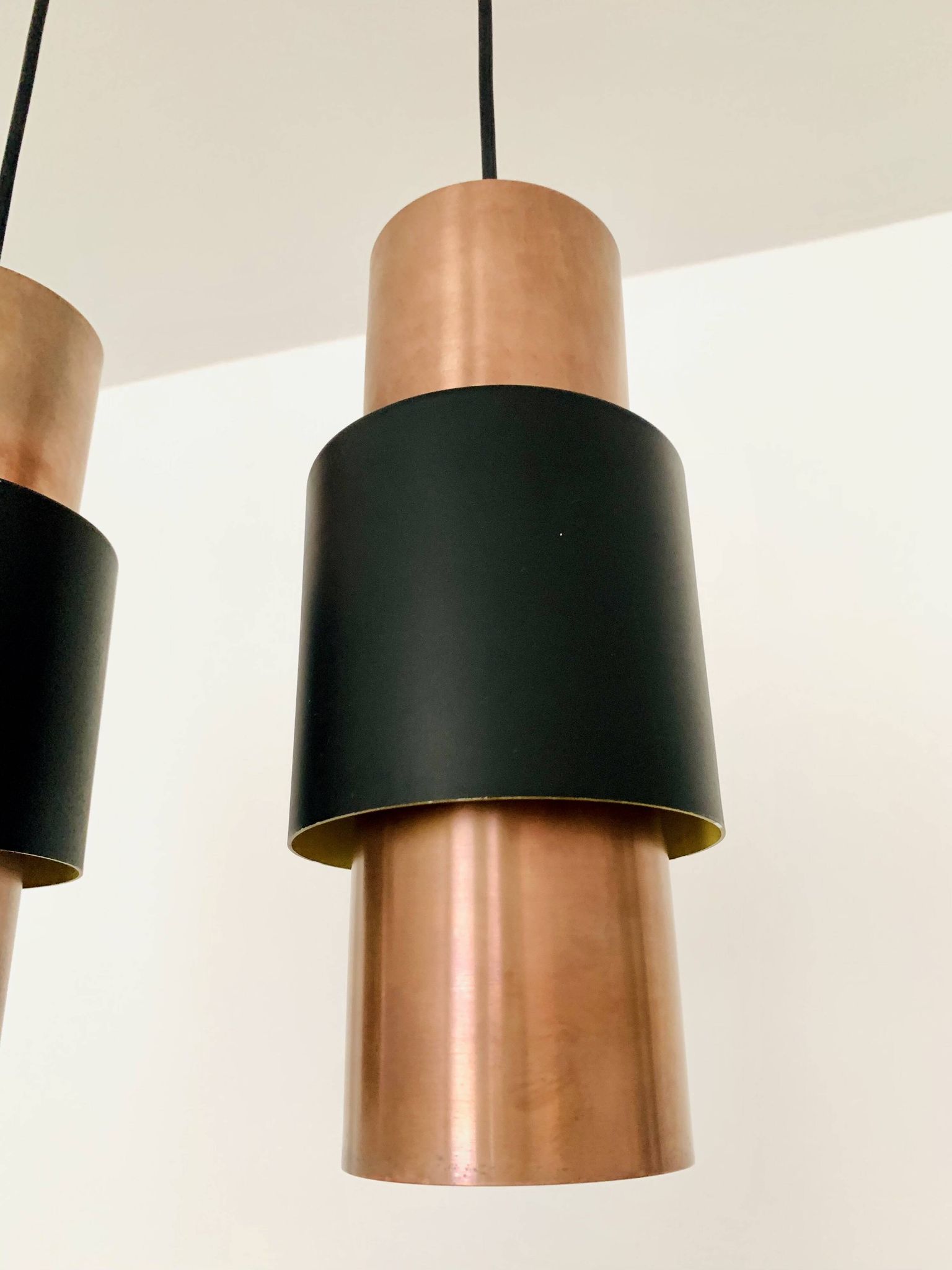 Danish Copper Cascading Lamp