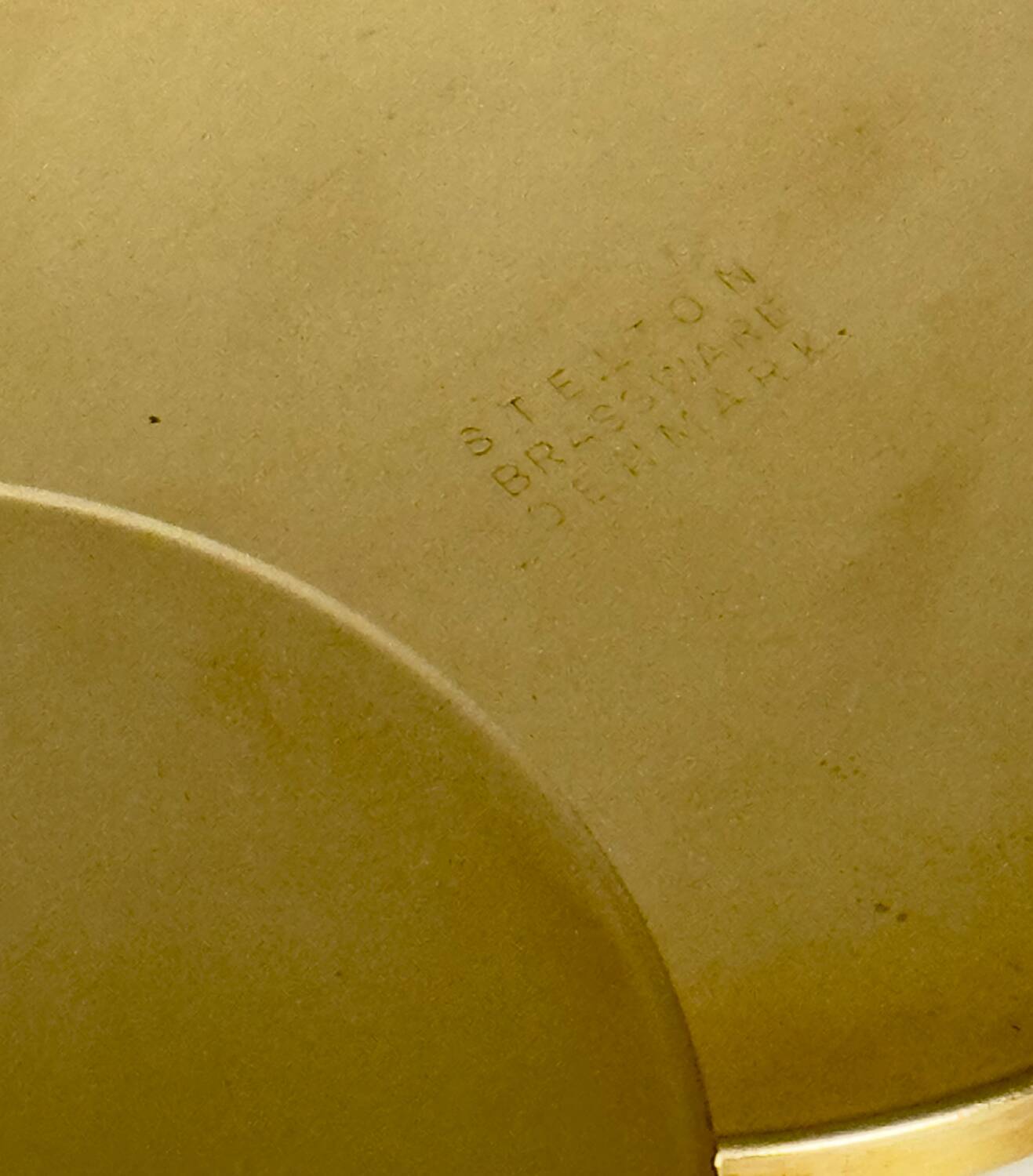 6 Coasters. Stelton. Brass