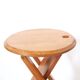 Folding wooden stool Suzy by Adrian Reed design