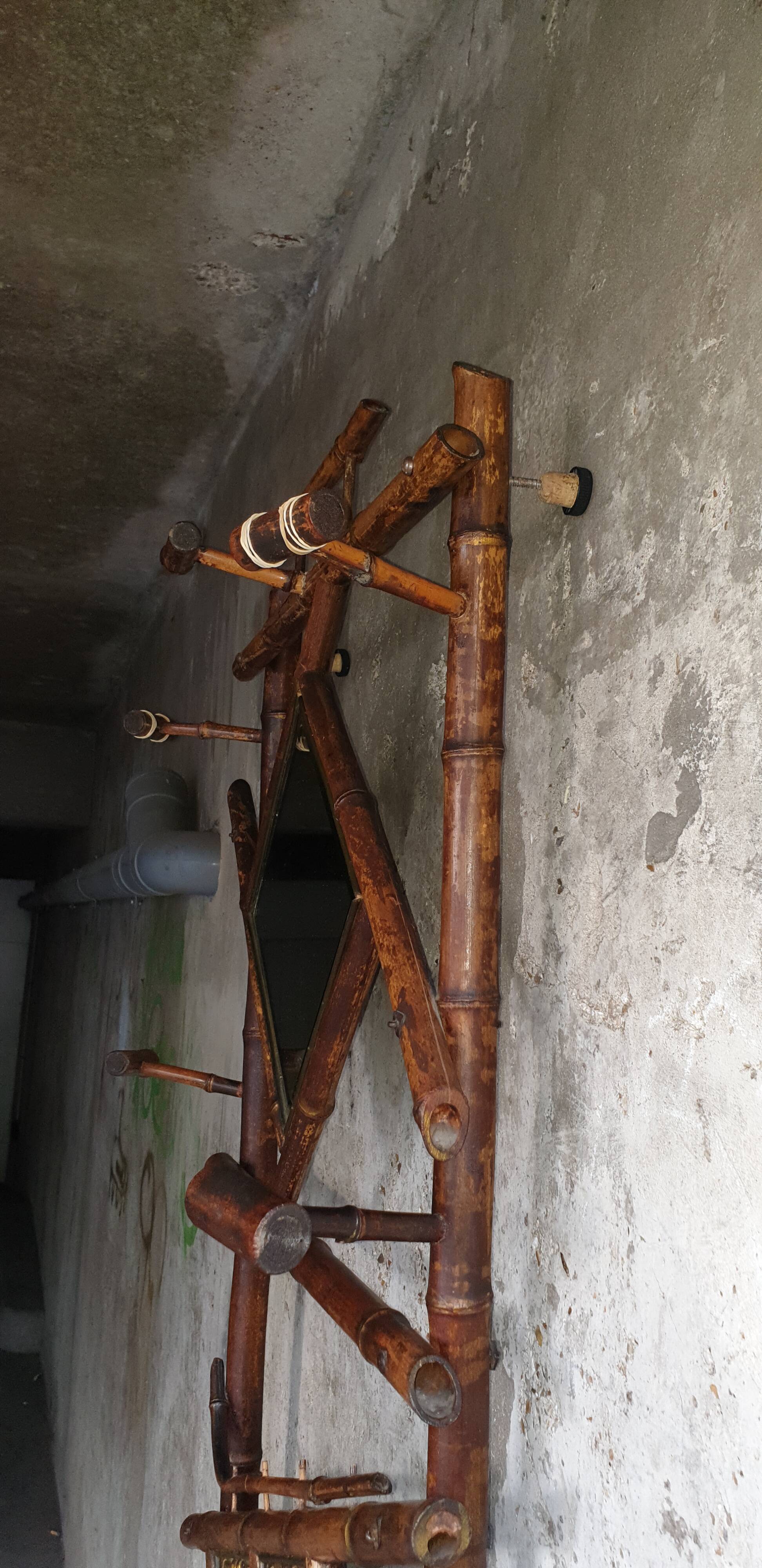 Bamboo locker room early 20th century