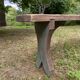 Old patinated farmhouse bench