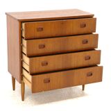 Commode scandinave en teck, Suède, 1960