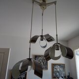 Stainless steel flower cascade suspension, 1970