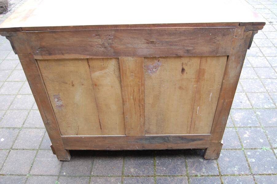 19th-century Louis Philippe walnut buffet.