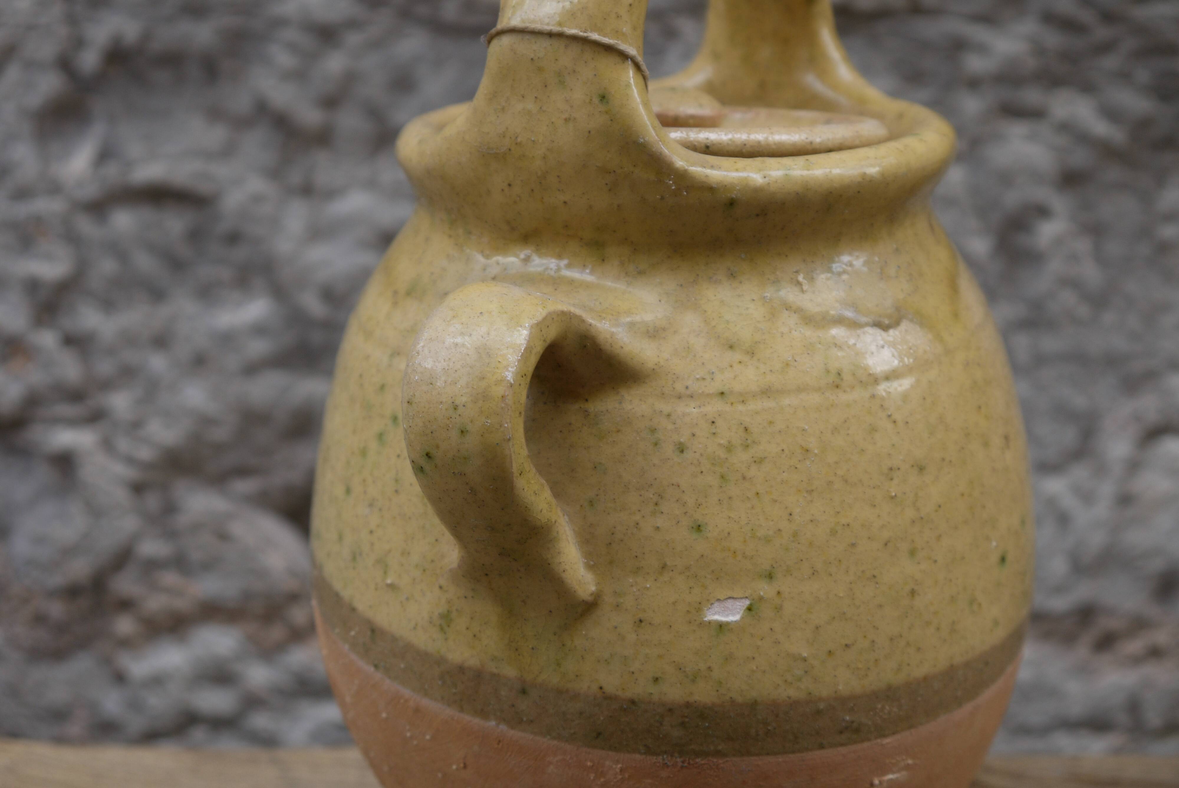 Terracotta jug gargoyle