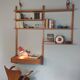 Rival Scandinavian shelves & wall secretary by Kjell Riise, 1960s
