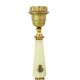 Fifties Vintage Table Lamp Onyx Marble Brass Acanthus