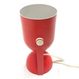 Vintage red adjustable wall lamp made in the 70s