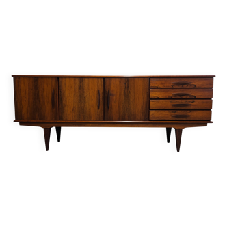 Scandinavian sideboard in Rio rosewood, 1950s-1960s