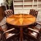 Round Art Deco Globe Wernicke Meeting Table
