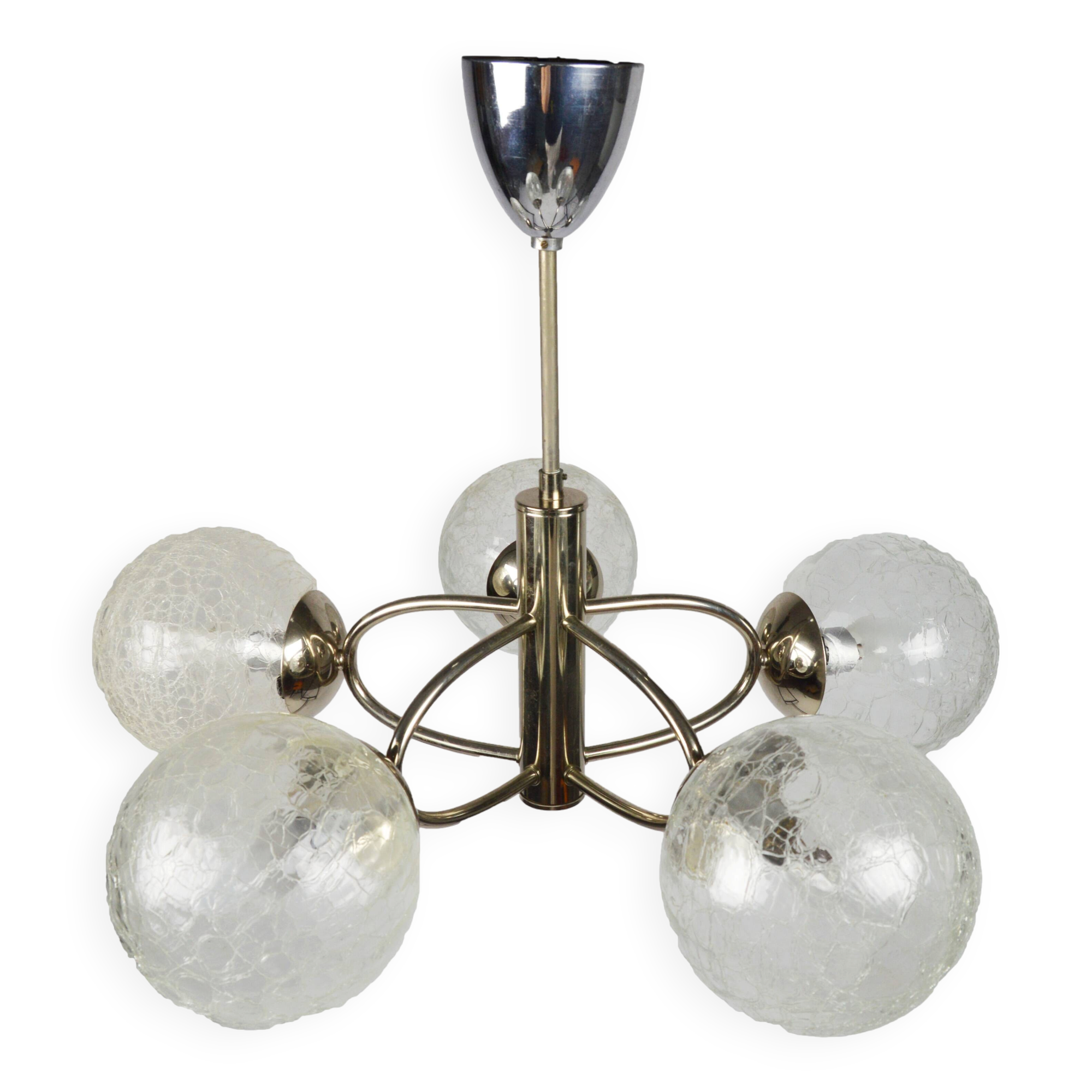 Sputnik style pendant lamp, 1970s
