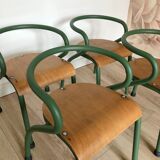 Nursery school chairs by Jacques Hitier, 50s