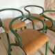4 chaises d'école maternelle de Jacques Hitier, années 50