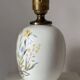 Lars Thorén RÖRSTRAND lampfoot, ceramic, handpainted, "wildflowers" floral