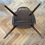 Rare set of 4 Ercol Quaker dining chairs / armchairs - English design 1960.