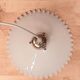 Suspension en opaline blanche 