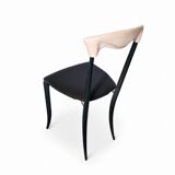 2 x Charme dining chair by Fasem is a slender, yet strong masterpiece 1980s