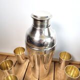 Cocktail shaker Undulations Christofle Gallia 1935 by Luc Lanel