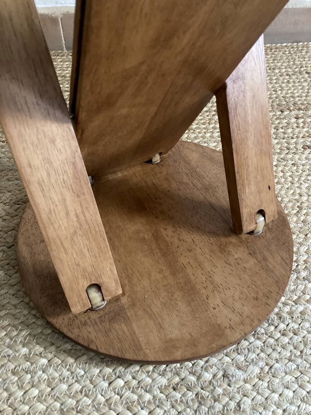 "Suzy" wooden folding stool by Adrian Reed, 1970s