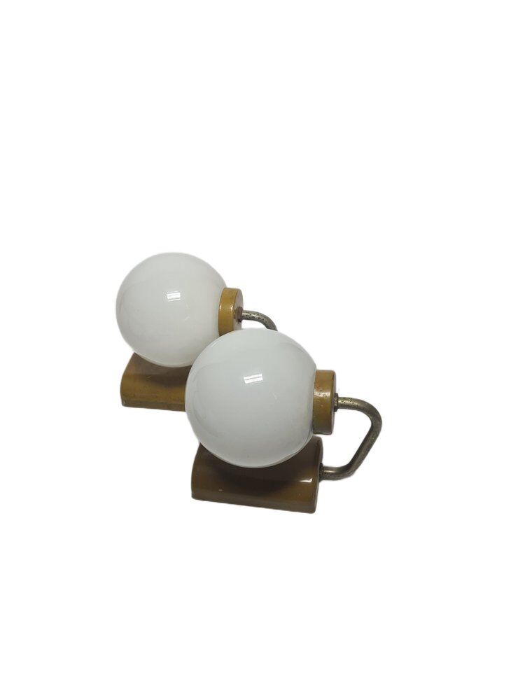 Vintage sconces, Poland, 1970s, set of 2