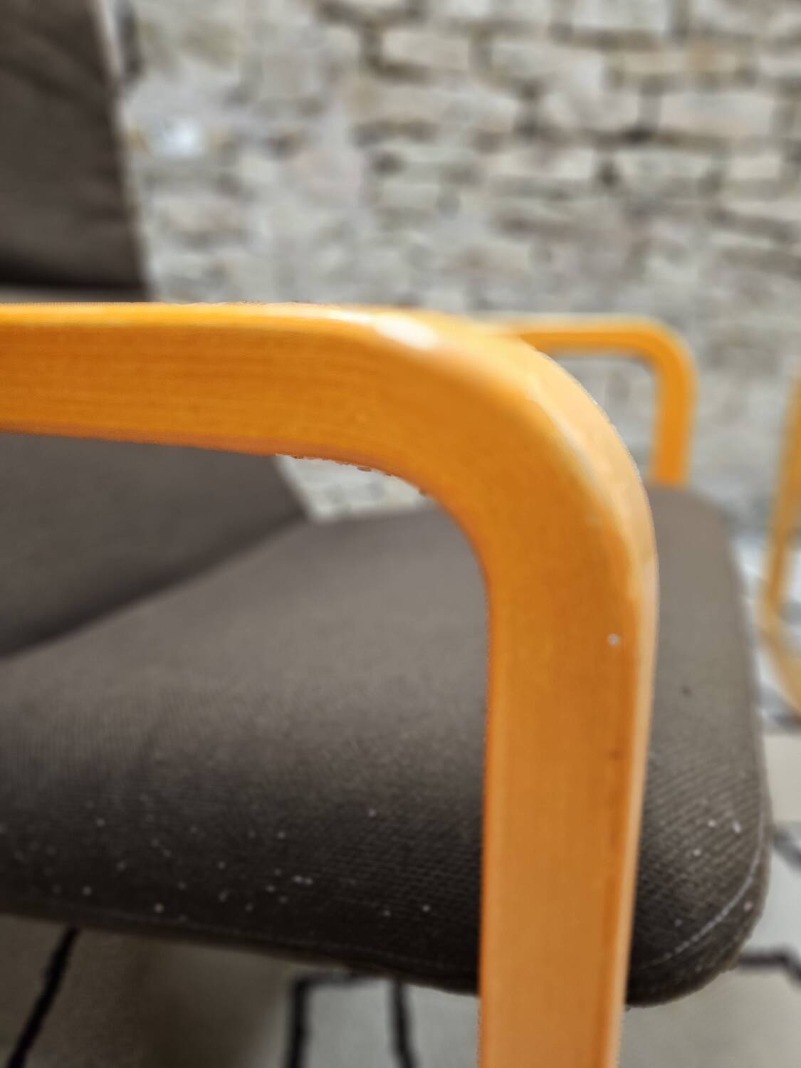 Set of Wilkhahn bentwood armchairs and tables, vintage 1980s